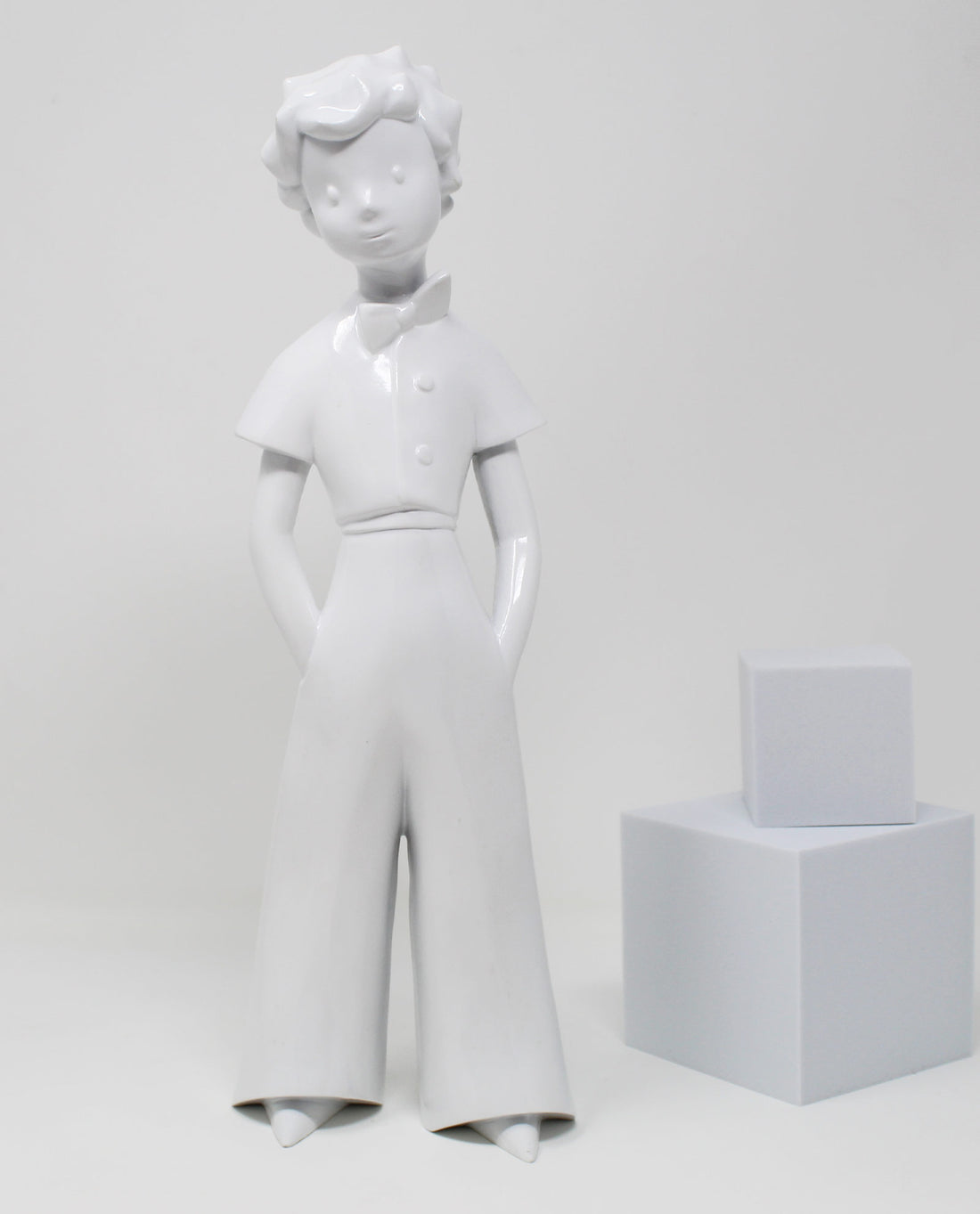 Sulpture Le Petit Prince - 110cm blanc