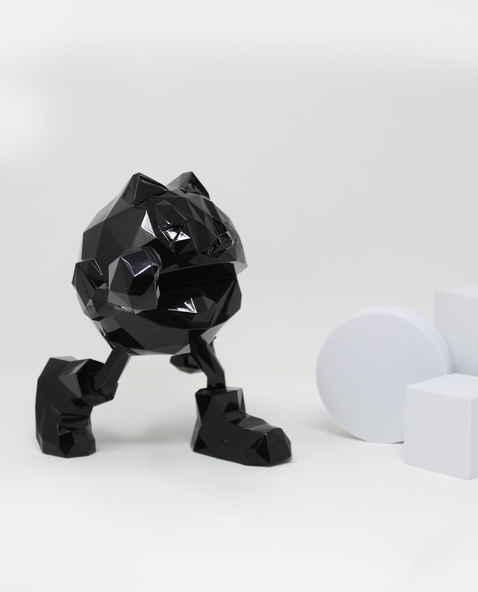 La Sculpture Officiel Pac-man X Richard Orlinski Noir 2020 