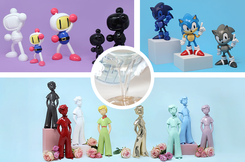 Les collections de figurines de Bomberman, Sonic et Le Petit Prince de Neamedia Icons sont fait dans les matériaux résines
