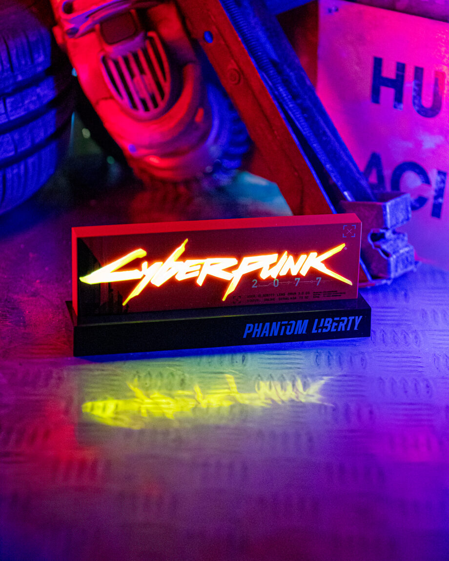 Lampe logo Cyberpunk 2077 Phantom Liberty en situation Neamedia Icons