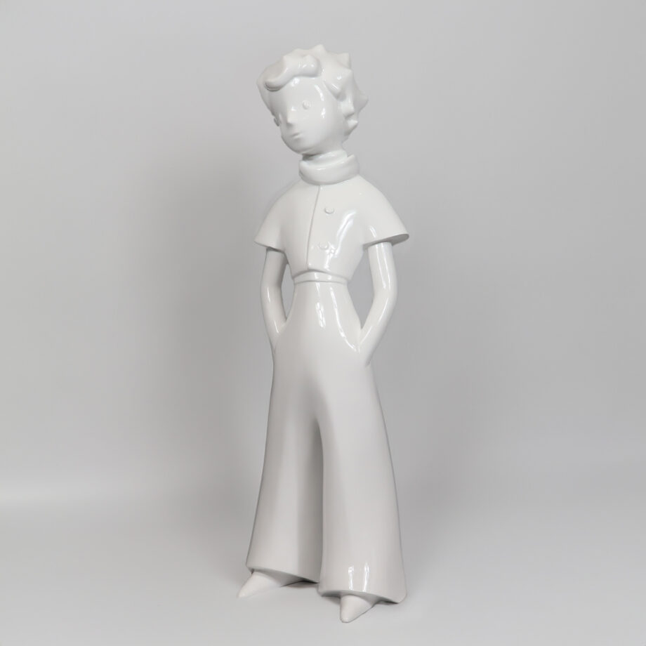 Statue Le Petit Prince Voyageur Blanc 110 cm Neamedia Icons 1 quart