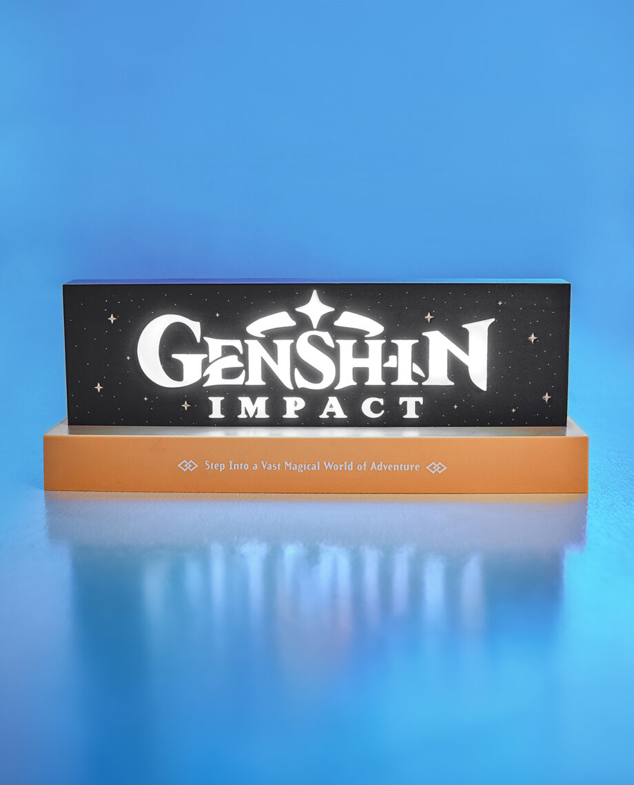 Genshin Impact Logo light lit up