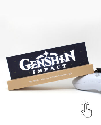 Genshin Impact Logo light sur manette