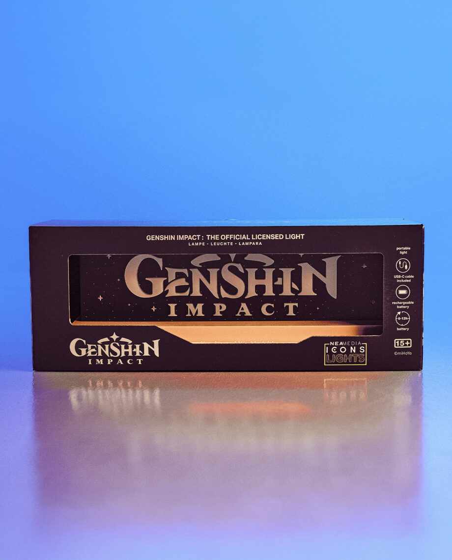 Genshin Impact Logo light et sa boite