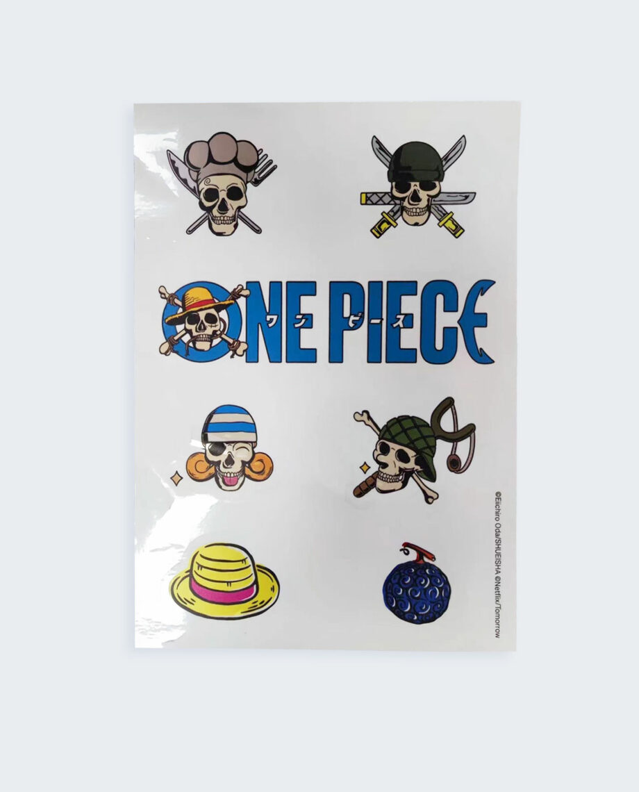 Neamedia Icons One Piece Netflix Chill Kit sticker sheet