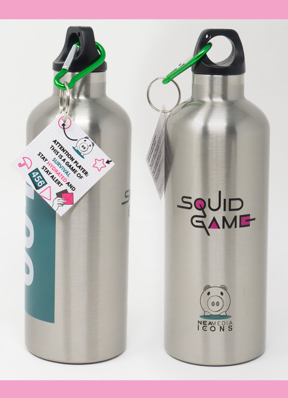 Squid Game Netflix Chill Kit water bottle