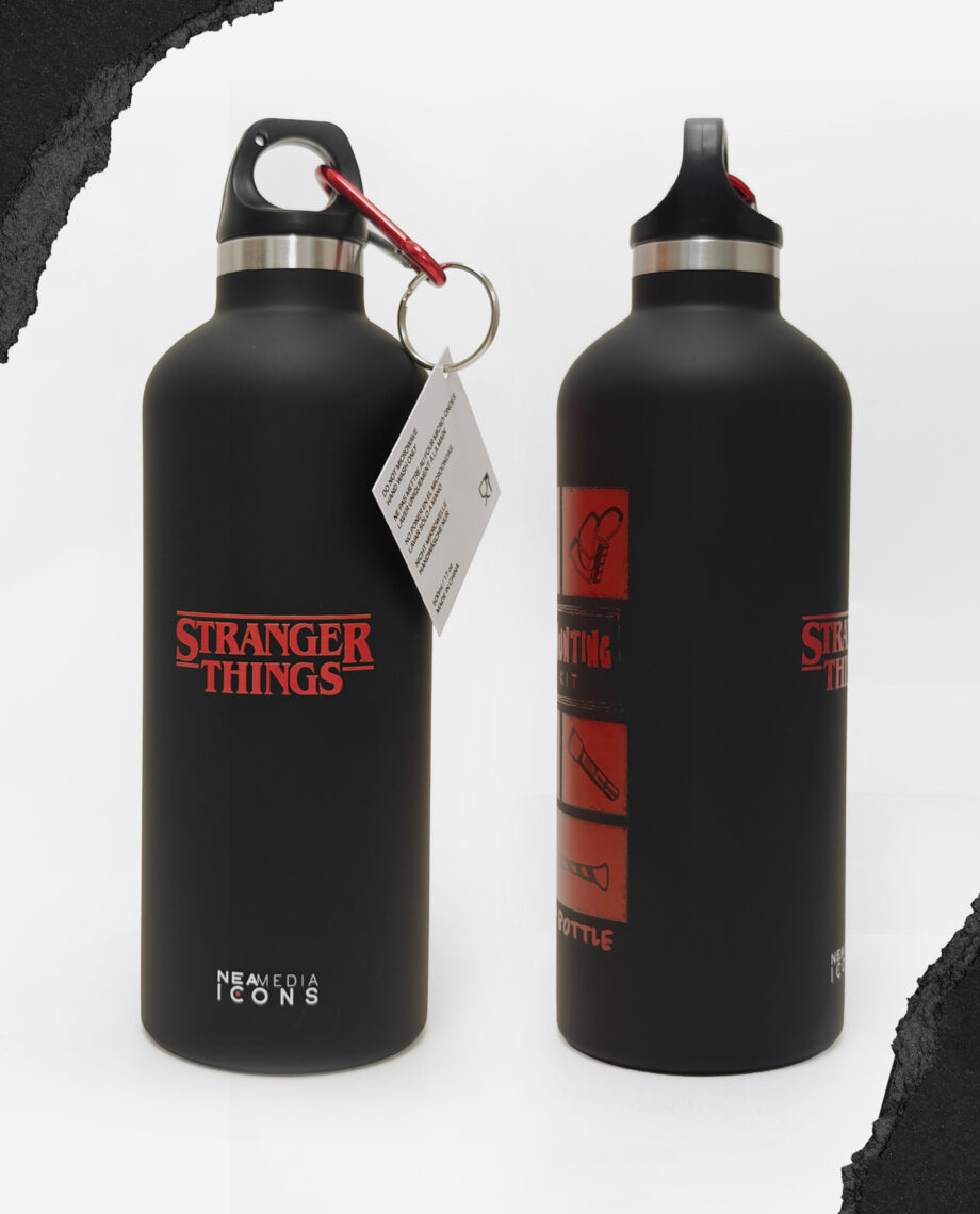 Neamedia Icons Stranger Things Netflix Chill Kit bouteille isotherme 2 côtés