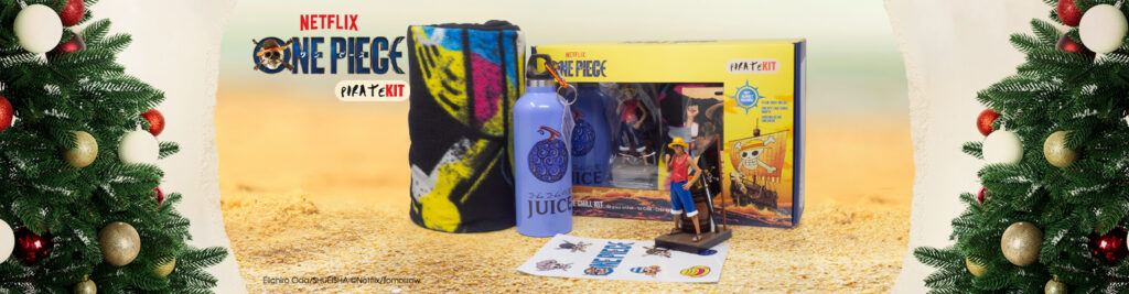 Bannière Chill Kit Netflix One Piece Neamedia Icons idée cadeau noël