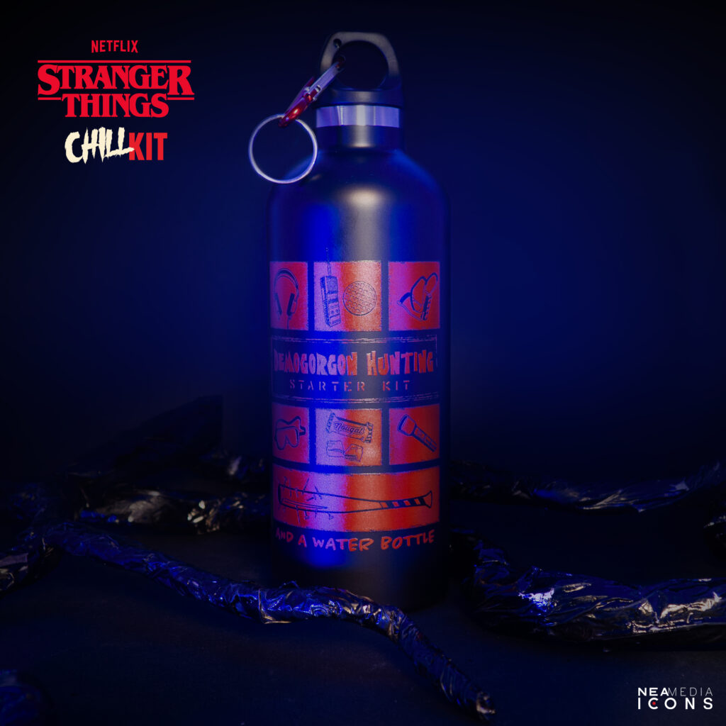 Chill Kit Netflix Stranger Things Neamedia Icons gourde isotherme idée cadeau noël